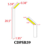 Load image into Gallery viewer, CDPSR59 RGBCW Path Light 3W 12V Low Voltage Integrated Stainless Steel Path Light