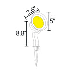 Load image into Gallery viewer, CCDA95 Spot Light 12V Built In LED Outdoor Light 3CCT
