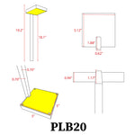 Load image into Gallery viewer, Modern LED Brass Path Light