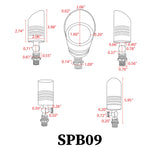 Load image into Gallery viewer, Brass LED Spotlight