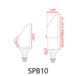 Load image into Gallery viewer, SPB10 Spot Light 8W Low Voltage Small Directional Bullet Light Outdoor Landscape
