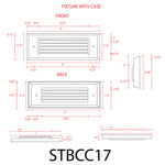 Load image into Gallery viewer, STBCC17-3CCT Brass Step Light