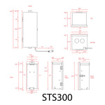 Load image into Gallery viewer, STSW300 300W Digital Smart WIFI 12V, 15V Low Voltage Transformer with Photocell & Timer IP65