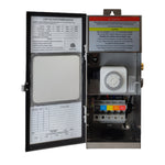 Load image into Gallery viewer, TSRPT300 300W Multi Tap Low Voltage Transformer with Photocell and Manual Dial Timer IP65 Waterproof