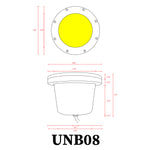 Load image into Gallery viewer, UNB08 Cast Brass Low Voltage Commercial PAR36 LED In-ground Light IP65 Waterproof