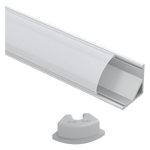 Load image into Gallery viewer, AP59 Corner Aluminum Channel 10 Pack LED Strip Light Cover End Caps.