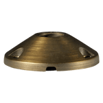 Load image into Gallery viewer, BP1 Brass Surface Mount Round Bracket for Landscape Lighting Fixture.