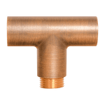 Load image into Gallery viewer, BRT1 - Brass T-Bar Coupling Accessory for Post/Path Light Fixtures - Kings Outdoor Lighting