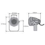 Load image into Gallery viewer, CD20 20W Low Voltage Ground LED Spotlight Waterproof Outdoor Fixture.