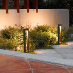 Load image into Gallery viewer, CD56 8W Low Voltage LED Rectangular Adjustable Bollard Landscape Pathway Lighting.