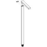 Load image into Gallery viewer, CD57 Aluminum LED Rectangular Bollard Path Light.