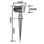 Load image into Gallery viewer, CDR85 9W RGB Directional Ground Landscape Garden Spotlight Waterproof Fixture.
