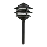 Load image into Gallery viewer, CDPA52 3W 12V AC/DC Aluminum Low Voltage Landscape Lighting 3 Tier Pagoda Path Light - Kings Outdoor Lighting