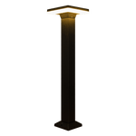 Load image into Gallery viewer, CDPA63 12W Bollard Pathway Lighting LED Square Top Modern Low Voltage - Kings Outdoor Lighting