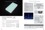 Load image into Gallery viewer, CRG31 Low Voltage In Ground RGBW or WW LED Brick Paver Light Rectangle IP67 Waterproof.