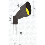 Load image into Gallery viewer, DL02 Low Voltage Waterproof LED Spotlight Directional Monopoint Lighting.