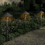 Load image into Gallery viewer, DL03 12V AC/DC Aluminum Low Voltage Landscape Lighting Mushroom Path Light.