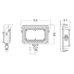 Load image into Gallery viewer, FLA20 Aluminum 20W Outdoor LED Low Voltage Landscape Lighting Flood Light.