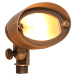 Load image into Gallery viewer, FPB03 Brass Oval LED Directional Flood Light Adjustable Lighting - Kings Outdoor Lighting