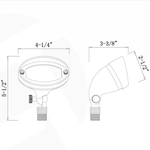 Load image into Gallery viewer, FPB03 Brass Oval LED Directional Flood Light Adjustable Lighting.