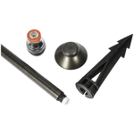 Load image into Gallery viewer, PLB01 12V G4 Snub Low Voltage Heavy Duty Cast Brass Outdoor LED Path Light.