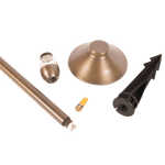 Load image into Gallery viewer, PLB02 Outdoor Garden Path Light | Low Voltage Heavy Duty Cast Brass Outdoor LED Path Light - Kings Outdoor Lighting