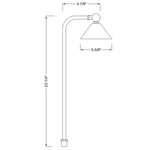 Load image into Gallery viewer, PLB05 LED Low Voltage Landscape Brass Lighting Directional Path Light.