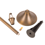 Load image into Gallery viewer, PLB09 Brass LED Cone Low Voltage Pathway Outdoor Landscape Lighting Fixture - Kings Outdoor Lighting