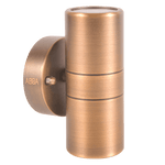 Load image into Gallery viewer, SCB05 LED Cylinder Up Down Light 2 Directional Brass Sconce Lighting - Kings Outdoor Lighting
