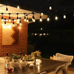 Load image into Gallery viewer, SL101 LED Low Voltage Bistro String Lights 48 FT Outdoor Weatherproof 12V Edison Bulbs.