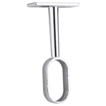 Load image into Gallery viewer, SM09 Wardrobe Rail Center Support Bracket Oval Closet Rod Accessories.