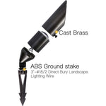 Load image into Gallery viewer, SPB04 Adjustable Low Voltage LED Bullet Landscape Spotlight Outdoor Lighting.