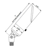 Load image into Gallery viewer, SPB04 Adjustable Low Voltage LED Bullet Landscape Spotlight Outdoor Lighting.