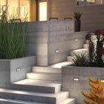 Load image into Gallery viewer, STA04 8W Low Voltage Cast Aluminum Rectangular Surface Mount LED Step or Deck Light.
