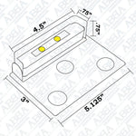 Load image into Gallery viewer, STB01 1W Small Low Voltage Hardscape Paver Light Retaining Wall LED Step Lighting.