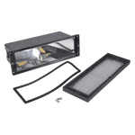 Load image into Gallery viewer, STB03 Louver Horizontal LED Brick Lights Warm White Edge Step Lighting - Kings Outdoor Lighting