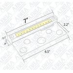Load image into Gallery viewer, STB12 Brass LED Retaining Wall Light Low Voltage Hardscape Paver Lighting.