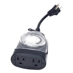 Load image into Gallery viewer, TM01 Plug In Timer Outdoor IP65 Waterproof Mechanical Clock for Garden Lights 24 Hour