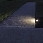Load image into Gallery viewer, UNB02 Cast Brass Low Voltage Half Moon Round LED In-ground Light IP65 Waterproof.