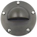 Load image into Gallery viewer, UNB02 Cast Brass Low Voltage Half Moon Round LED In-ground Light IP65 Waterproof.