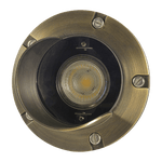 Load image into Gallery viewer, UNB03 Cast Brass Low Voltage Shielded LED In-ground Light IP65 Waterproof - Kings Outdoor Lighting