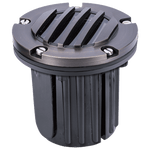 Load image into Gallery viewer, UNB06 Cast Brass Low Voltage Round Grill LED In-ground Light IP65 Waterproof.