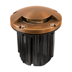 Load image into Gallery viewer, UNB09 Cast Brass Round Moni-Directional Low Voltage LED In-ground Light - Kings Outdoor Lighting