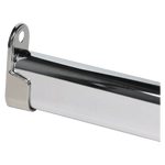 Load image into Gallery viewer, SM08 Oval Wardrobe Rail End Brackets Steel Closet Rod Socket Holder.