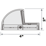 Load image into Gallery viewer, STS09 LED Round Stainless Steel Deck Light Surface Mount Low Voltage Landscape Lighting.