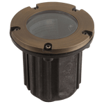 Load image into Gallery viewer, UNB04 Cast Brass Low Voltage Round LED In-ground Light IP65 Waterproof.