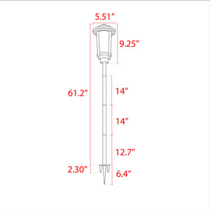 LED Integrated Low Voltage Path Light