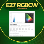 Load image into Gallery viewer, E27 LED Bulb for Moon Lights RGBCW
