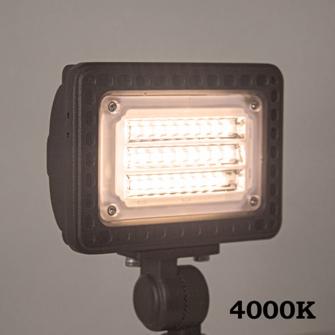 FLACCT20 Low Voltage Adjustable CCT and Wattage 5W-20W Outdoor LED Landscape Lighting Flood Light