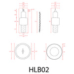 Load image into Gallery viewer, HLS70 Brass Low Voltage 12V LED Hanging Light
